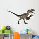 Deinonychus Dinosaur White Wall Decal Design 5