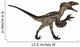 Deinonychus Dinosaur White Wall Decal Design 5