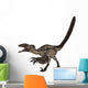 Deinonychus Dinosaur White Wall Decal Design 4