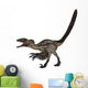 Deinonychus Dinosaur White Wall Decal Design 4