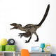 Deinonychus Dinosaur White Wall Decal Design 4