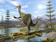 Deinocheirus Dinosaur 3D Render Wall Decal