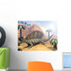 Edaphosaurus Dinosaur Walking Desert Wall Decal