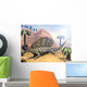 Edaphosaurus Dinosaur Walking Desert Wall Decal