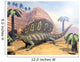 Edaphosaurus Dinosaur Walking Desert Wall Decal