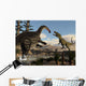 Torvosaurus Dinosaur Fighting Apatosaurus Wall Decal