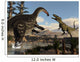 Torvosaurus Dinosaur Fighting Apatosaurus Wall Decal