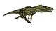 Torvosaurus Dinosaur Running White Wall Decal