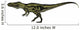 Torvosaurus Dinosaur Walking White Wall Decal
