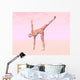 Female Musculature Performing Half Wall Decal