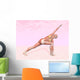 Female Musculature Performing Revolved Wall Decal