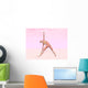Female Musculature Performing Triangle Wall Decal