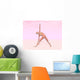 Female Musculature Performing Triangle Wall Decal