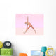 Female Musculature Performing Triangle Wall Decal