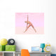 Female Musculature Performing Triangle Wall Decal