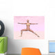 Female Musculature Performing Warrior Wall Decal