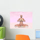 Female Musculature Performing Meditation Wall Decal