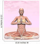 Female Musculature Performing Meditation Wall Decal