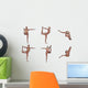 Six Different Views Dancer Wall Decal