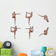Six Different Views Dancer Wall Decal