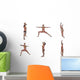 Six Different Views Warrior Wall Decal