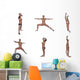 Six Different Views Warrior Wall Decal