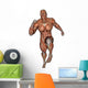 Muscular Man Running Wall Decal Design 2