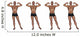 Set Four Men Showing Wall Decal