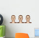 Portrait Female Showing Aging Wall Decal