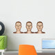 Portrait Female Showing Aging Wall Decal