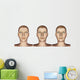 Portrait Female Showing Aging Wall Decal