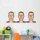 Portrait Female Showing Aging Wall Decal