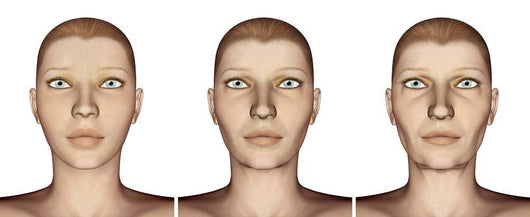 Portrait Female Showing Aging Wall Decal