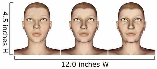 Portrait Female Showing Aging Wall Decal