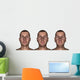 Portrait Male Showing Aging Wall Decal
