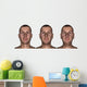 Portrait Male Showing Aging Wall Decal