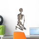 Human Skeleton Praying His Wall Decal