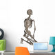 Human Skeleton Praying His Wall Decal