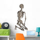 Human Skeleton Praying His Wall Decal