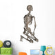 Human Skeleton Praying His Wall Decal