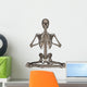 Front Human Skeleton Meditation Wall Decal Design 2