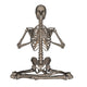 Front Human Skeleton Meditation Wall Decal Design 2
