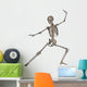 Front Human Skeleton Fighting Wall Decal