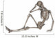 Front Human Skeleton Posing Wall Decal