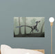 Deinonychus Antirrhopus Misty Forest Wall Decal