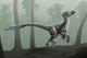 Deinonychus Antirrhopus Misty Forest Wall Decal