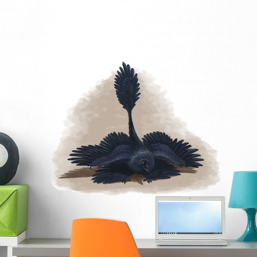 Microraptor Gui Spreads Its Wall Decal
