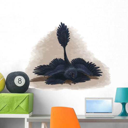 Microraptor Gui Spreads Its Wall Decal
