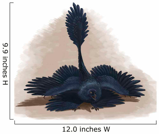 Microraptor Gui Spreads Its Wall Decal