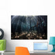 Beams Sunlight Filter among Wall Decal Design 2